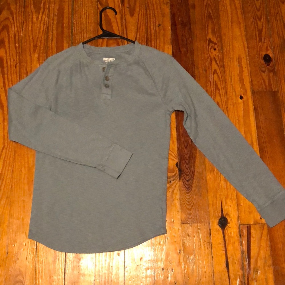 🖤Slate blue henley🖤